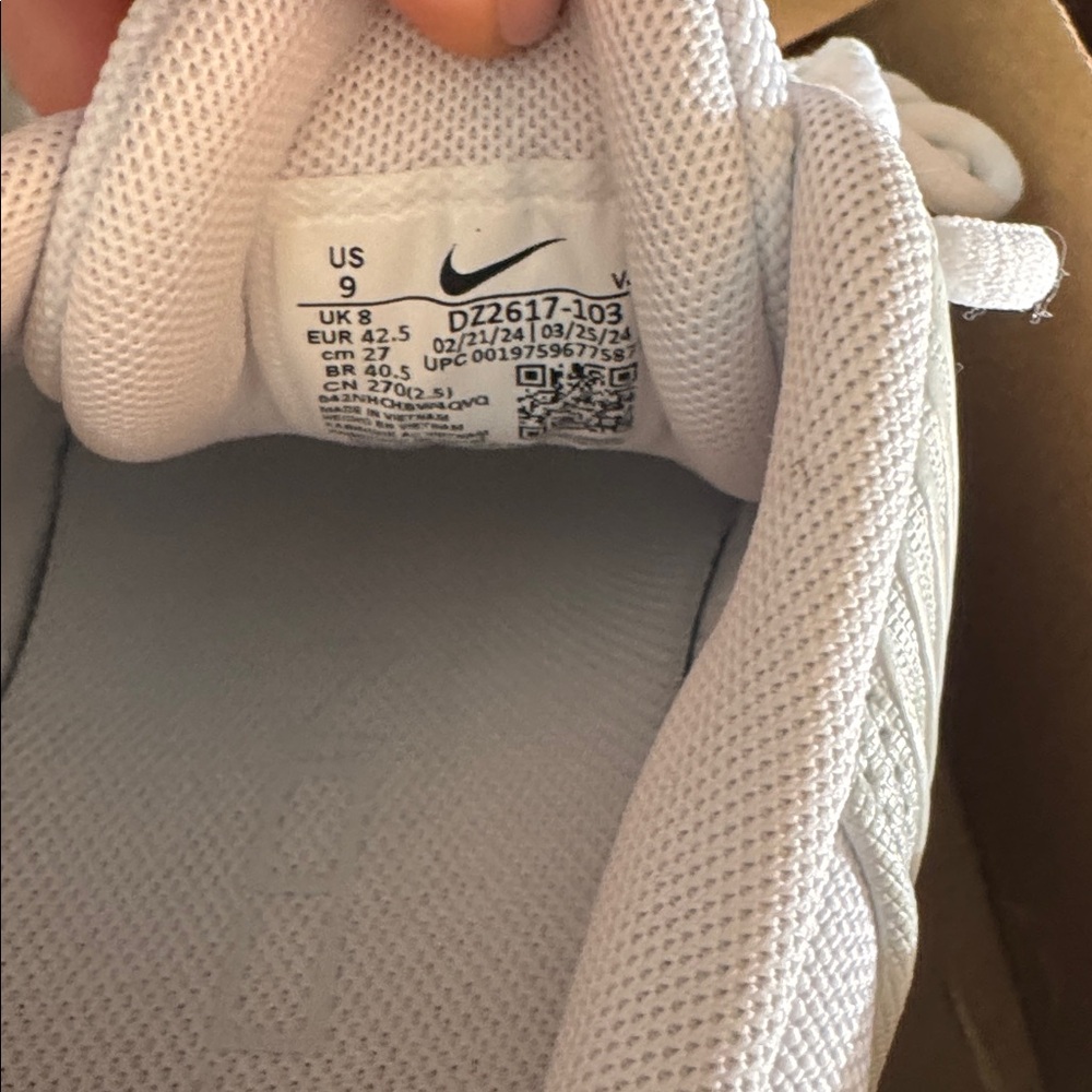 White Nike Athletic Sneakers - Picture 2 of 3